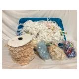 Sewing Lace and Ribbon Lot