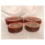 Federal Normandie Marigold Grill Plates