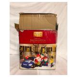Gemmy 8 ft Stockcar Santa Inflatable