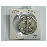 1934 Walking Liberty Half Dollar