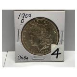 1904-O Morgan Silver Dollar Ch BU