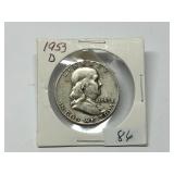 1953-D Franklin Half Dollar