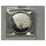 Indian Head 1oz Silver Round