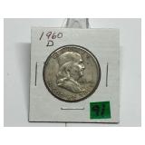 1960-D Franklin Half Dollar