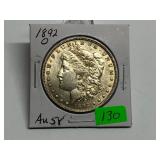 1892-O Morgan Dollar AU58 Better Date