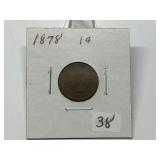1878 Indian Head Cent