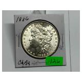 1886 Morgan Silver Dollar Ch BU