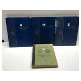 4 Vintage Coin Albums No Coins