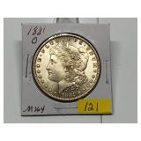 1881-O Morgan Silver Dollar MS64