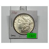 1881 Morgan Silver Dollar UNC