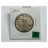 1942 Walking Liberty Half Dollar