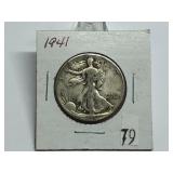 1941 Walking Liberty Half Dollar