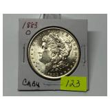 1883-O Morgan Silver Dollar Ch BU
