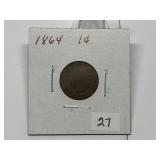 1864 Bronze Indian Head Cent