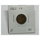 1862 Indian Head Cent Fine