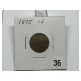1875 Indian Head Cent