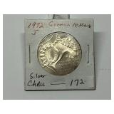 1972 Germany 10 Mark Silver Ch BU