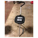 Sport Seat Folding Tripod Stool and Cane