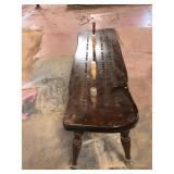 Antique Parlor Standing Cribbage Board