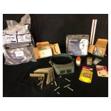 Hardware and Magnifier Visor Lot