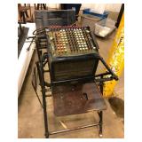 Antique Burroughs Adding Machine on Stand