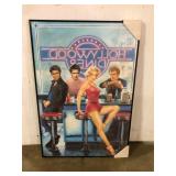 Framed Hollywood Diner Retro Art Print