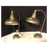 Vintage Gooseneck Desk Lamps Lot of 2