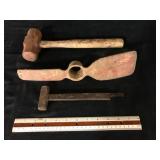 Sledge and Blacksmith Hammers Lot