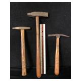 Machinist Cross Peen Hammers Lot