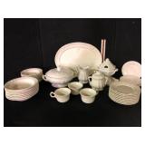 Red Cliff White Ironstone Grape Set
