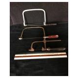 Coping and Fret Saws Lot of 4
