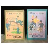 Lot of 2 Dick and Jane Reader Books