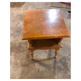 Maple Two Tier End Table 17x17x23