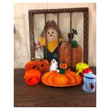 Vintage Fall and Halloween Decor Lot