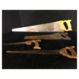 Vintage Hand Saws Lot