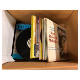 Box of Big Band Opera and Easy Listening LPs