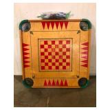Merdel Carrom Reversible Game Board
