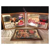 Coca-Cola Reproduction Advertising Mirrors Lot