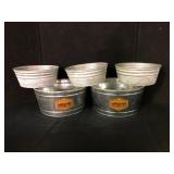 Behrens Urban Farm Galvanized Tubs Set