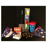Patriotic Variety Lot Wilton Eagle and Flags