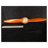 Wooden Propeller Wall Clock Sarsaparilla