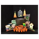 Large Garden Variety Lot Pots and Tools