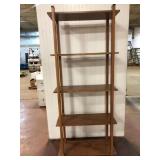 Wood Leaning Ladder Bookshelf 30x14x72