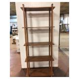 Wood Leaning Ladder Bookshelf 30x14x72