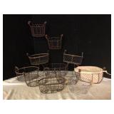 Brightroom Wire Baskets with Handles Set