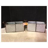 Farmhouse Home Divided Storage Caddies