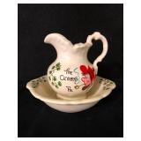 Ozarks Souvenir Pitcher and Basin Set
