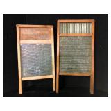 Cupples Good Housekeeper Glass Washboards Lot