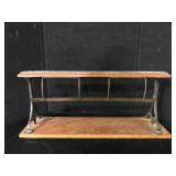 Antique Cast Iron Industrial Display Rack