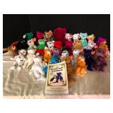 Ty Beanie Babies Lot with Handbook